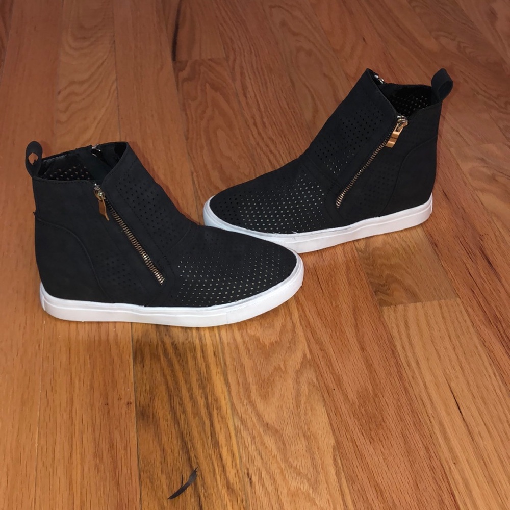 Black sneakers